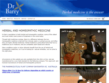 Tablet Screenshot of drbarry.com.au